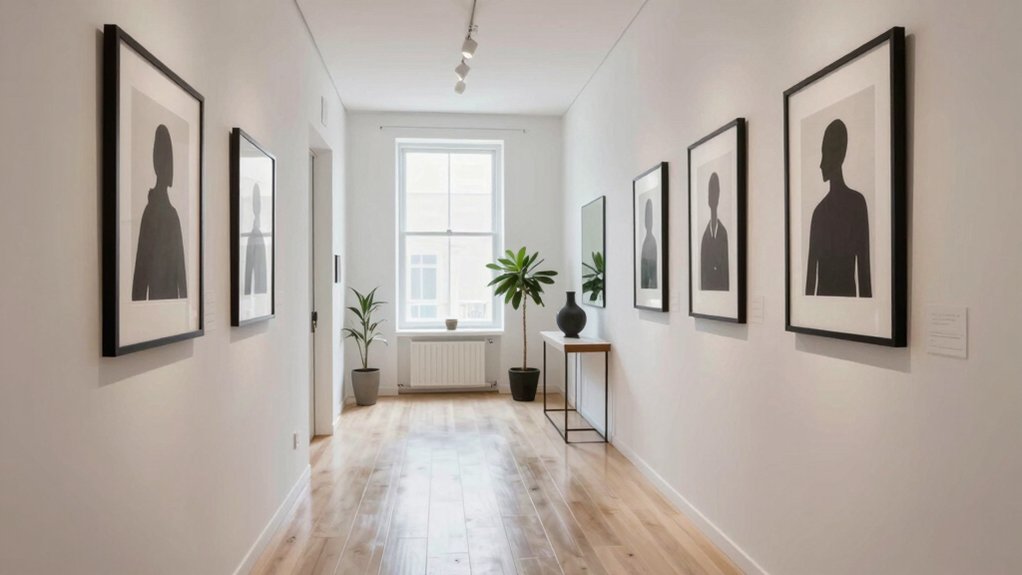 bright sleek reflective corridors