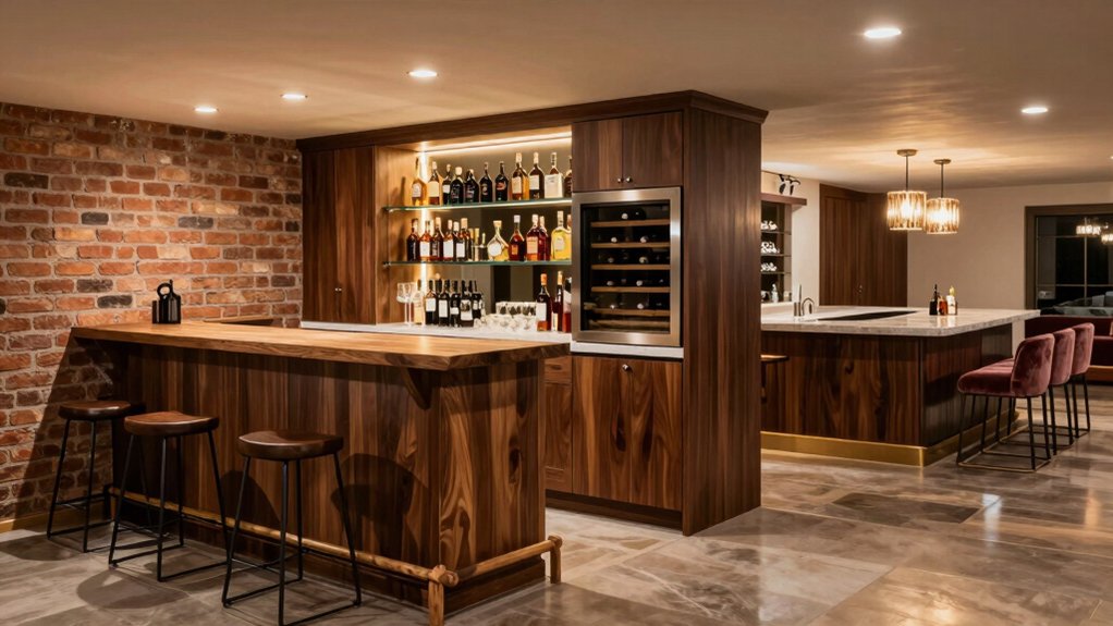 luxury basement bar ideas