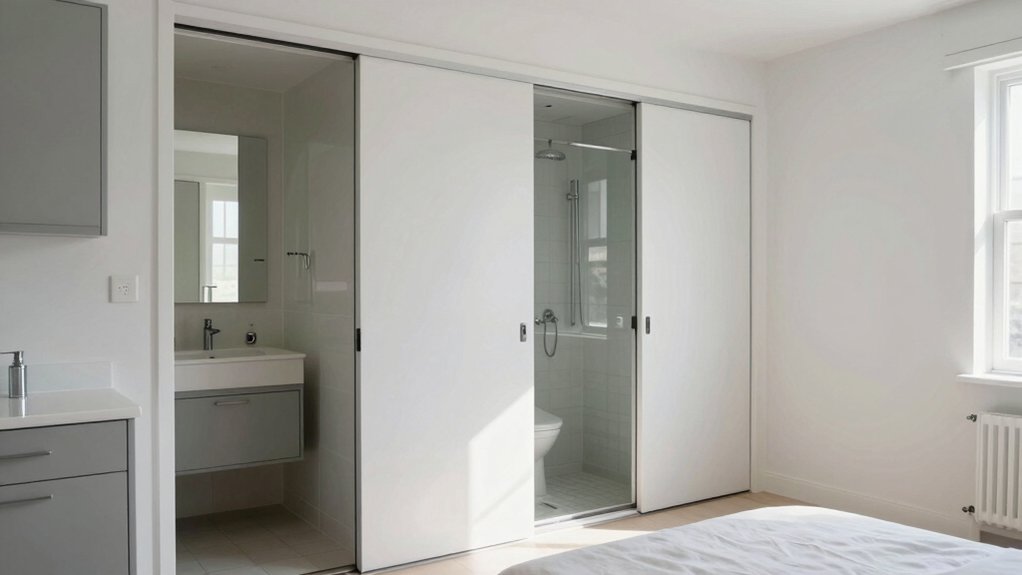 optimize space with pocket doors