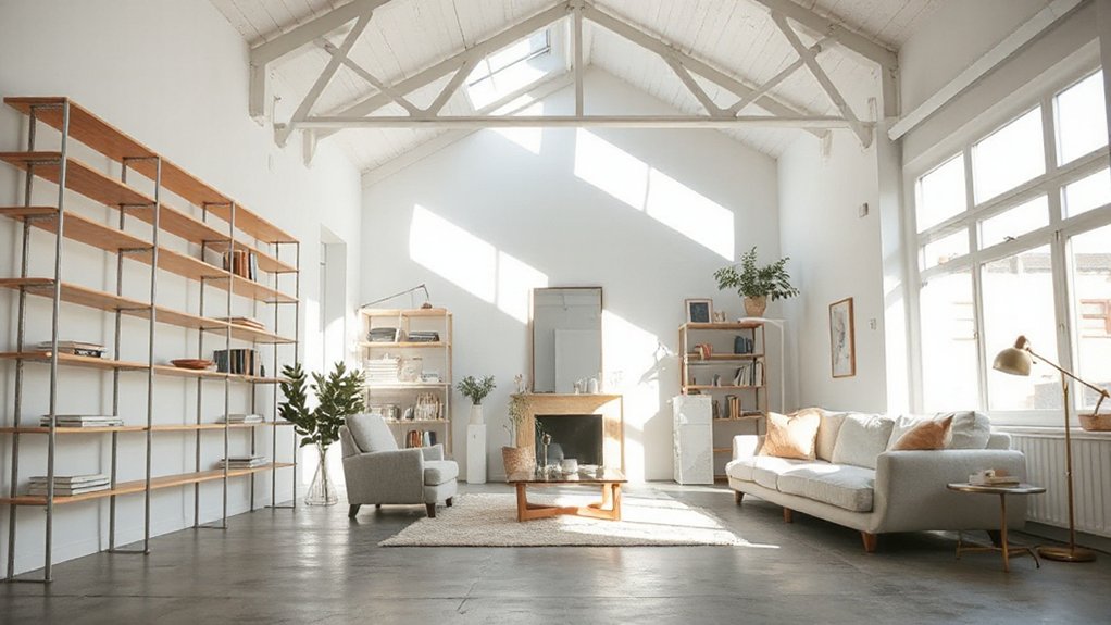 bright airy minimalist decor