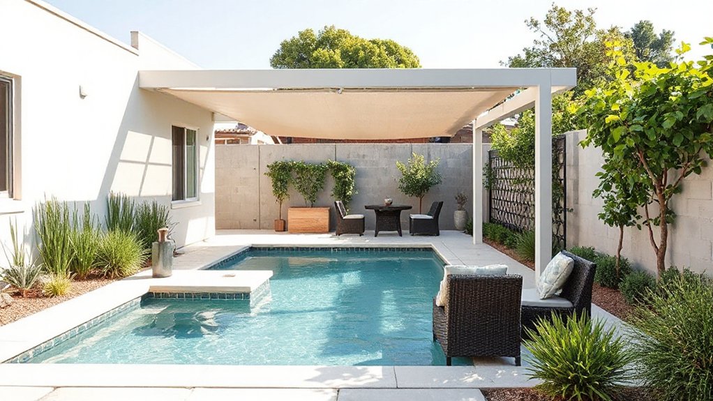 efficient compact pool design