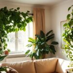 indoor living room plants