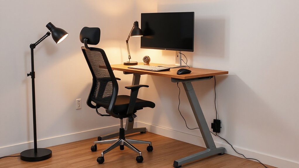 optimize ergonomic workspace setup