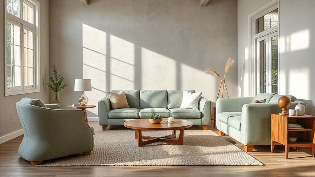 sculptural furniture enhances calm