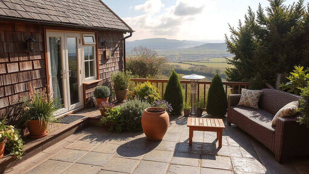 adaptable weather resistant patio design