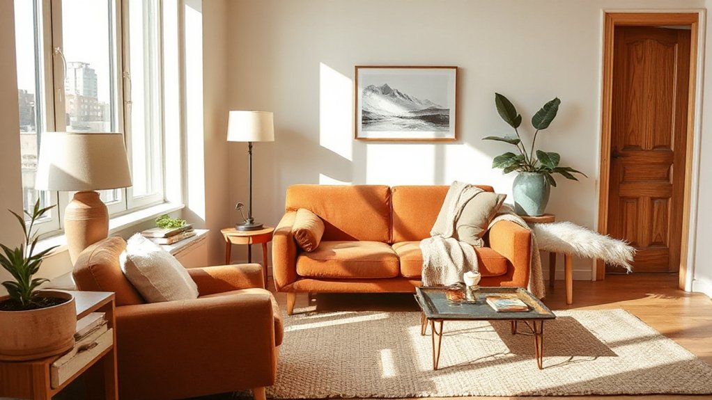 cozy organized small spaces