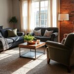 cozy townhouse living space
