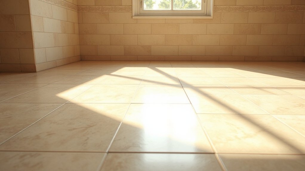 efficient heat conducting tile layout