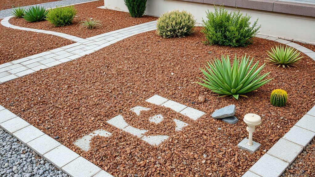 efficient watering and mulching