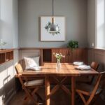 flexible townhouse dining area