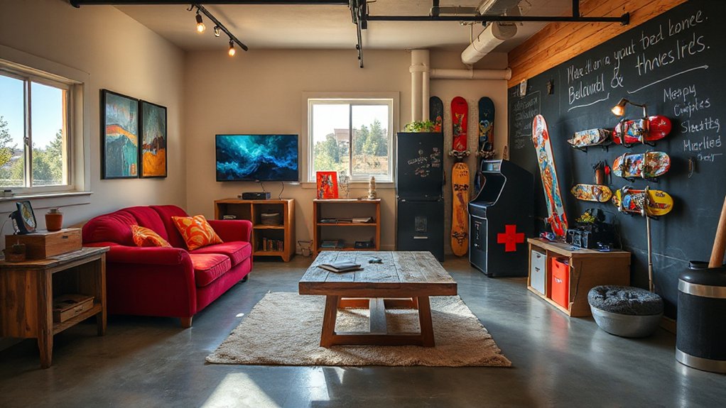 garage transformation for teens