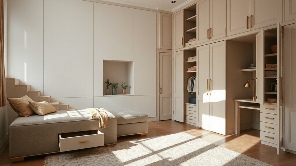 hidden purposeful storage solutions