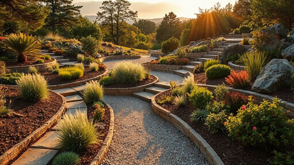 ideal sloped garden designs