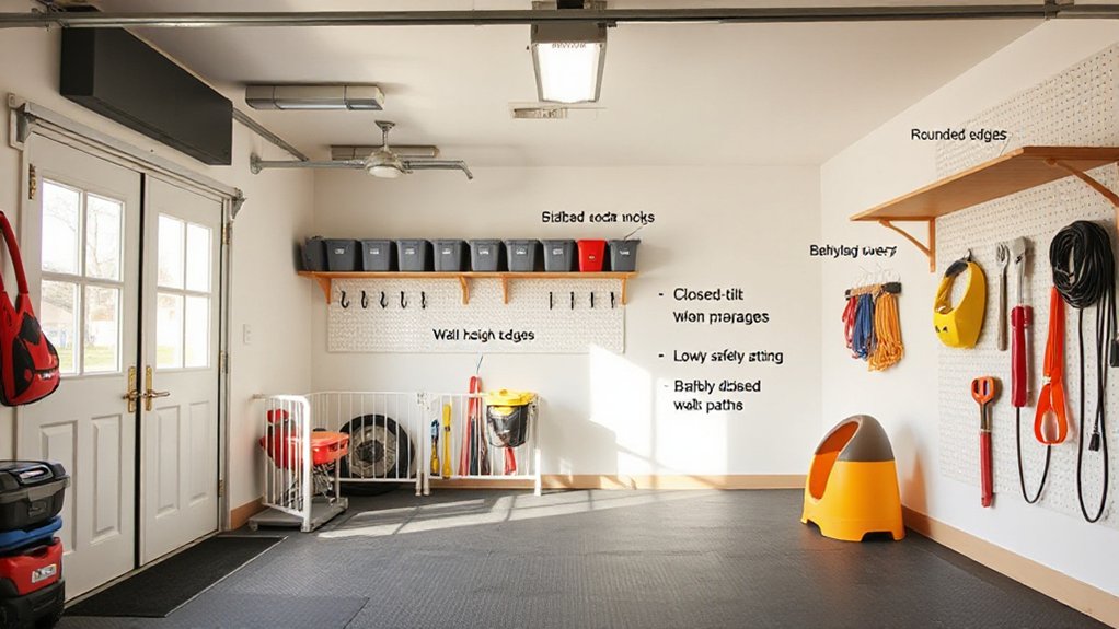 kid safe garage organization