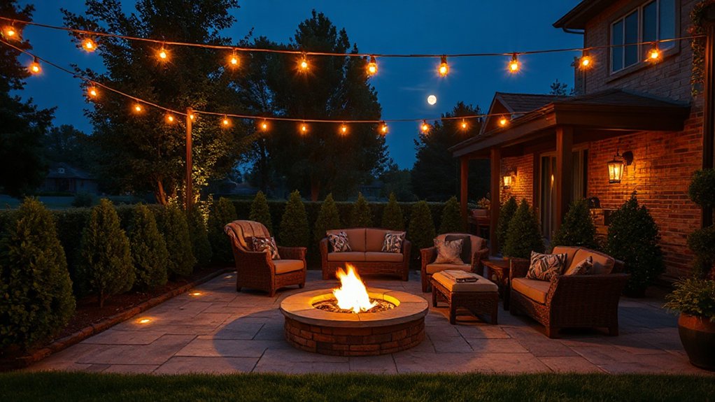 layered outdoor lighting design