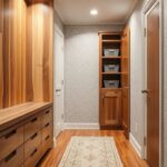 maximize narrow hallway storage