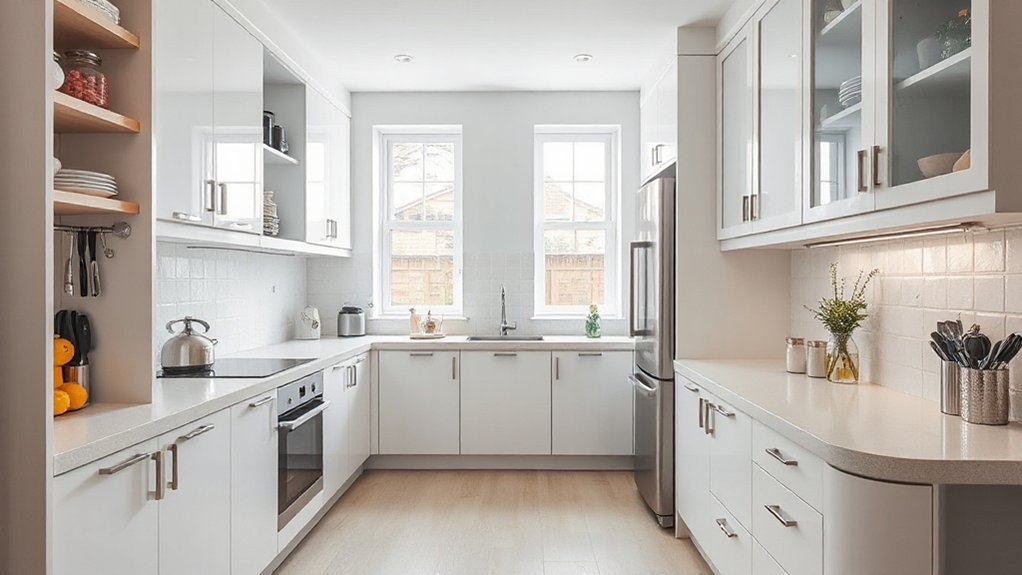 maximized space integrated appliances