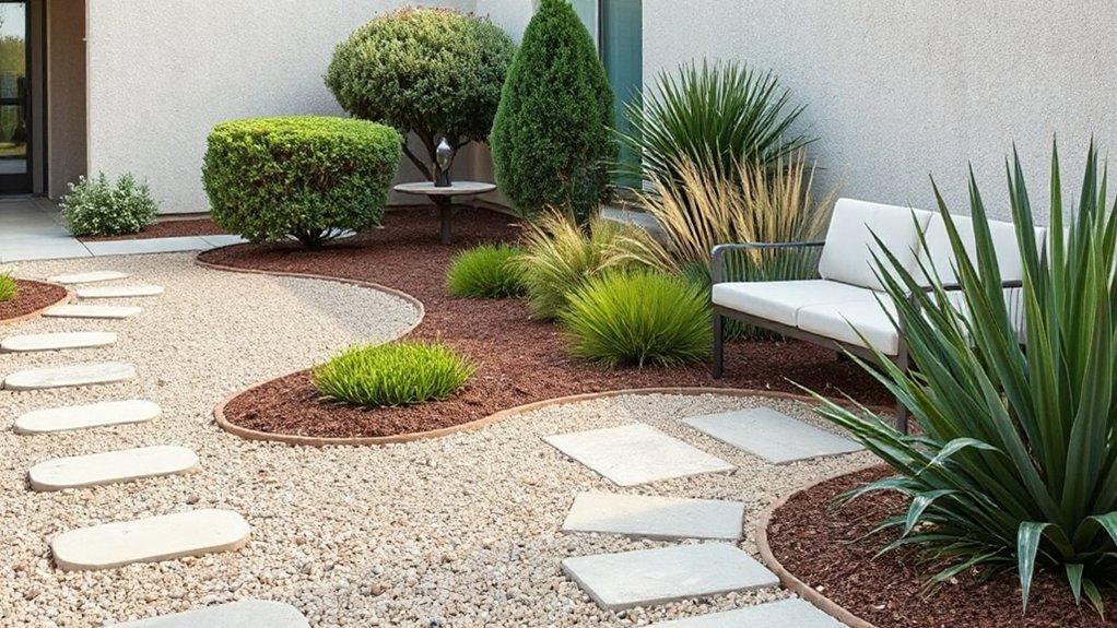 minimal effort garden design