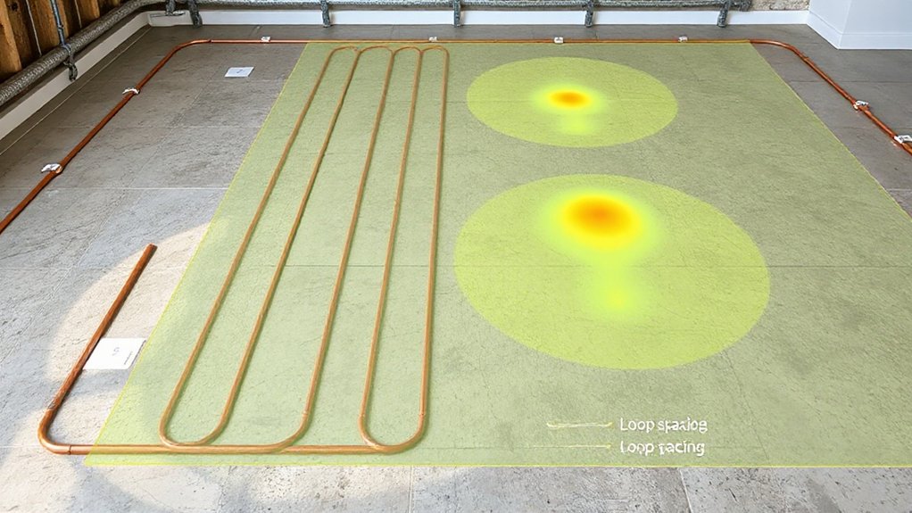 optimized floor heating layout