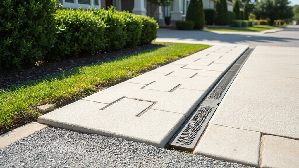 proper drainage and grading