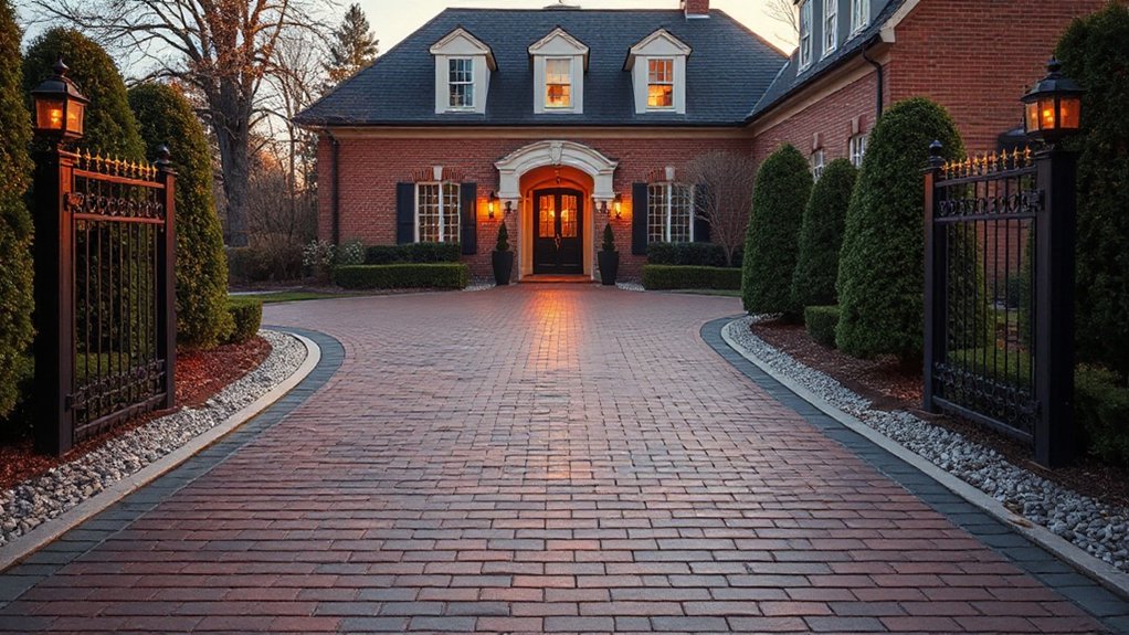 timeless driveway curb appeal