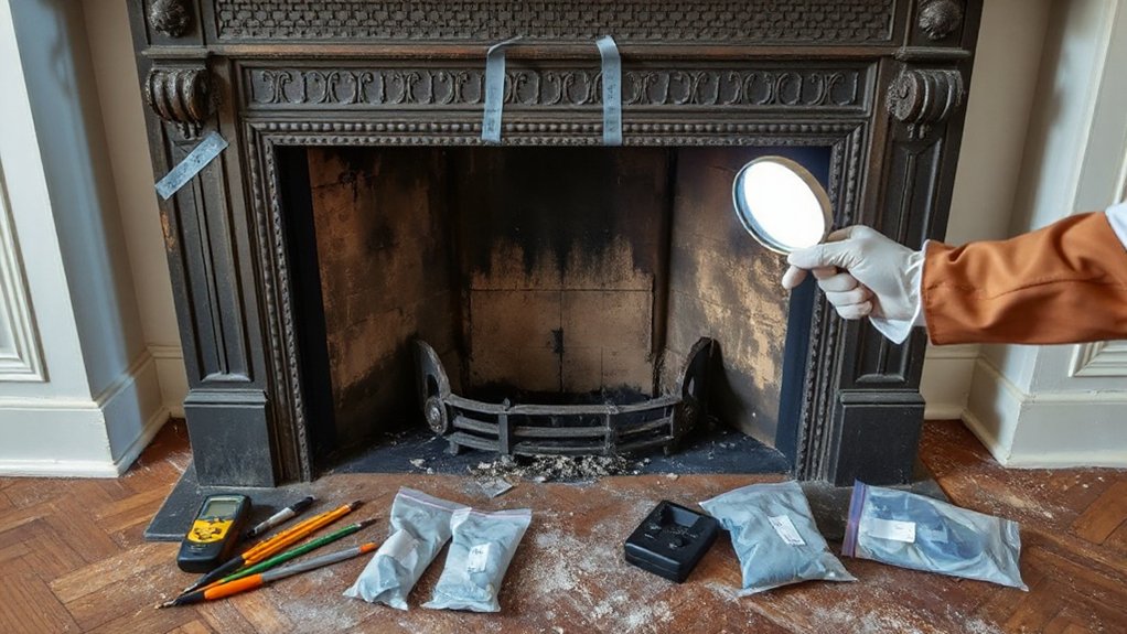 antique fireplace condition assessment