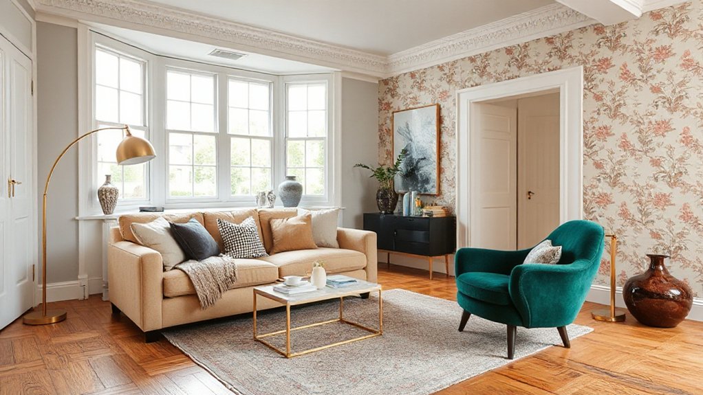 architectural color and texture layering