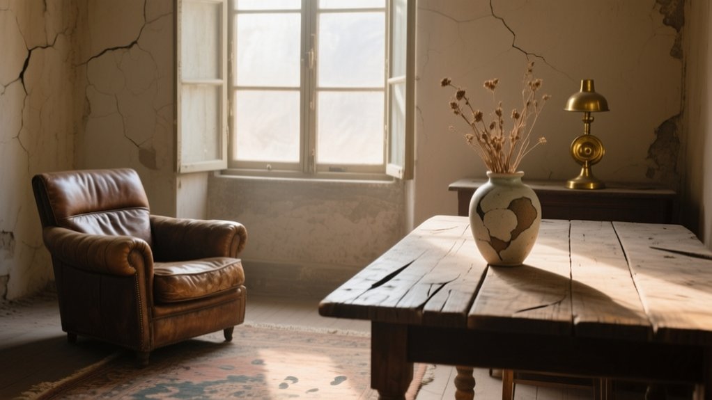 authentic aged interior charm