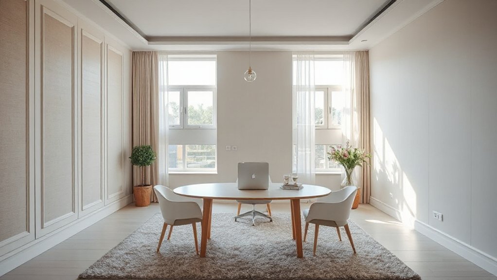 balanced sound absorption design