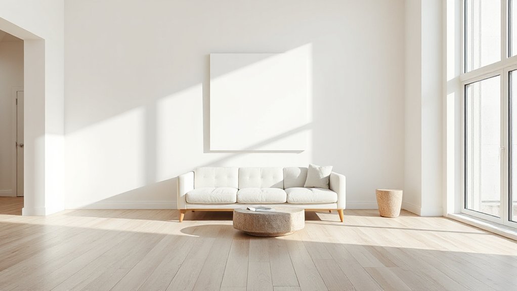 balanced spacious uncluttered design