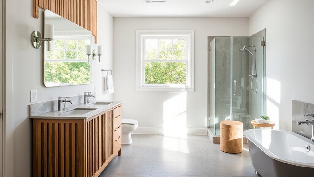 bathroom size and layout