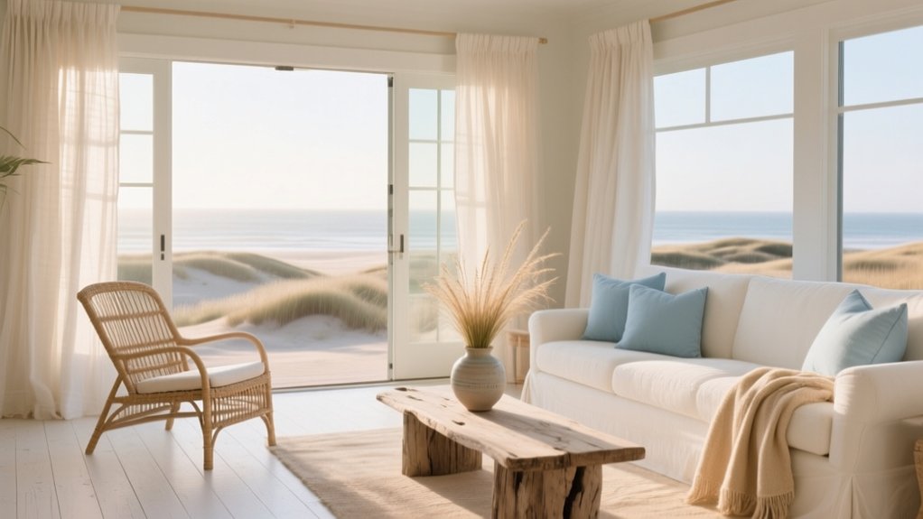 beach inspired relaxed ambiance