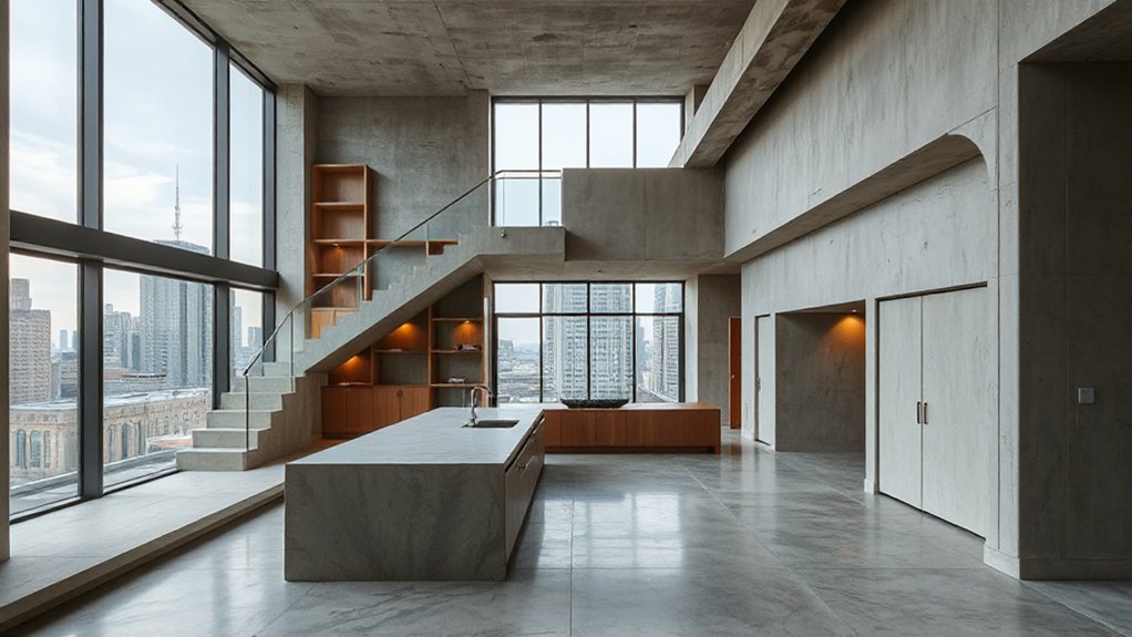 building structure and interiors