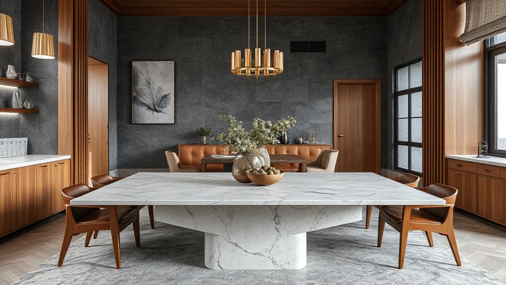 cool stone warm timber