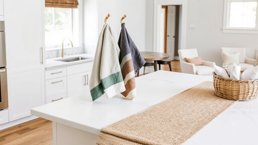 coordinated textiles and accents