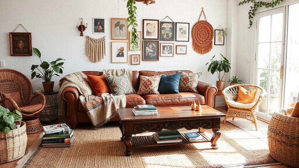 curated intentional bohemian decor