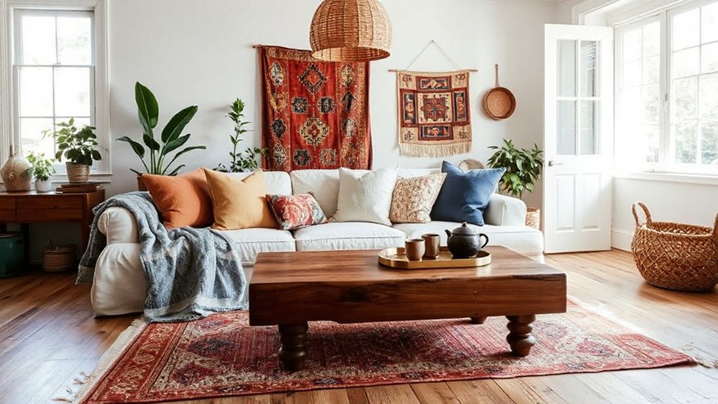 eclectic balanced curated displays