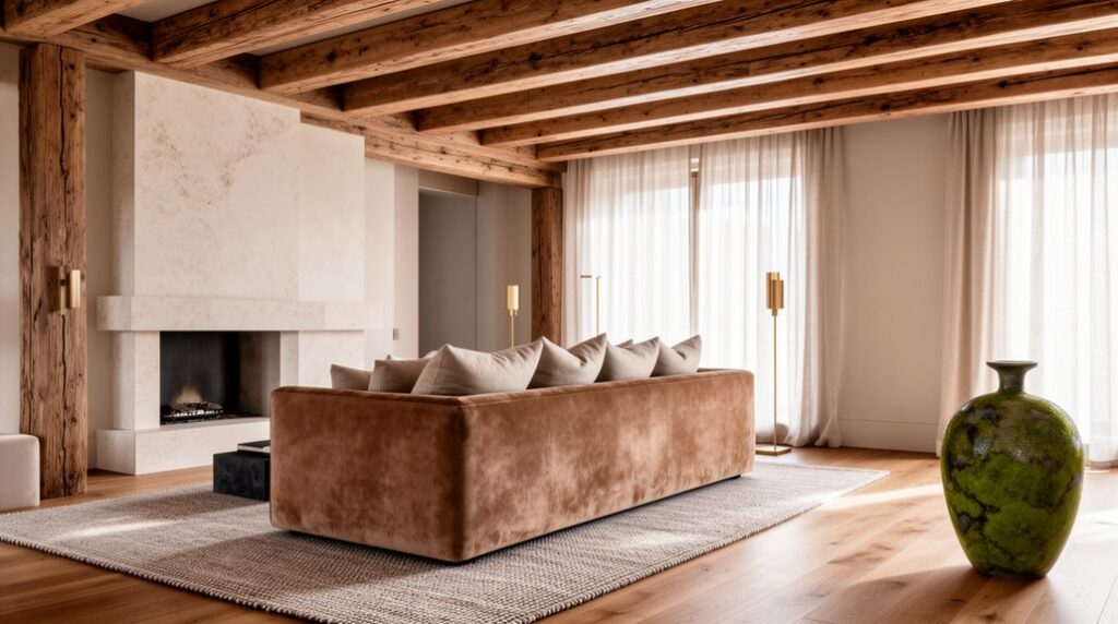 elegant layered natural textures