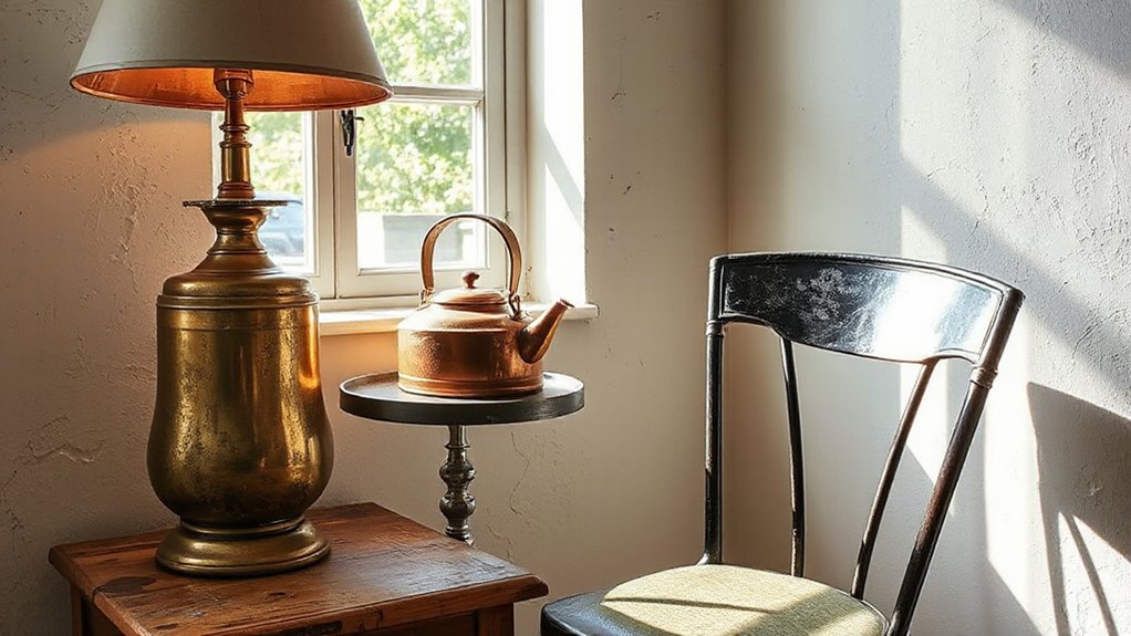 embrace aged metal finishes