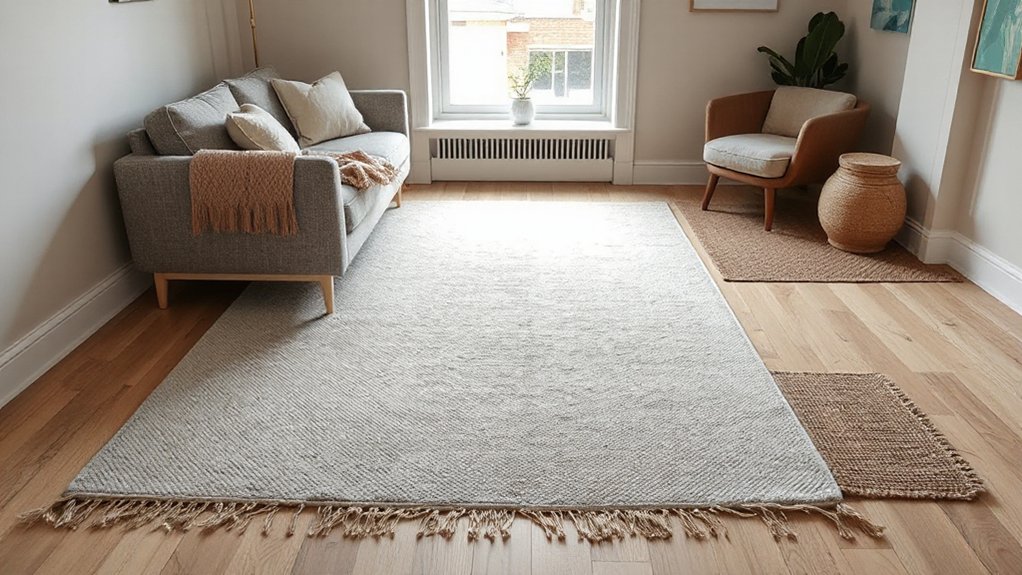 extend space with rugs