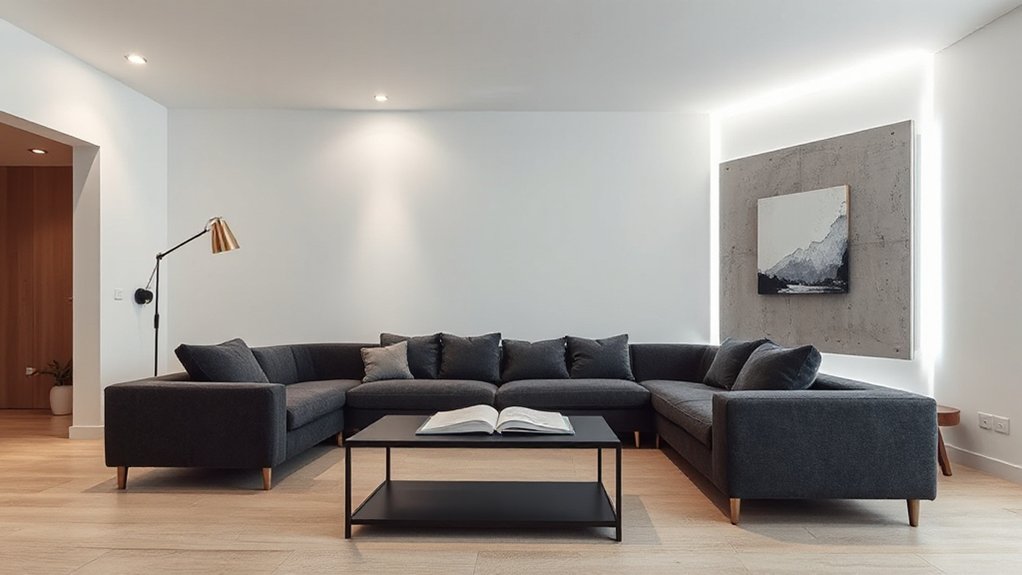 layered lighting enhances ambiance