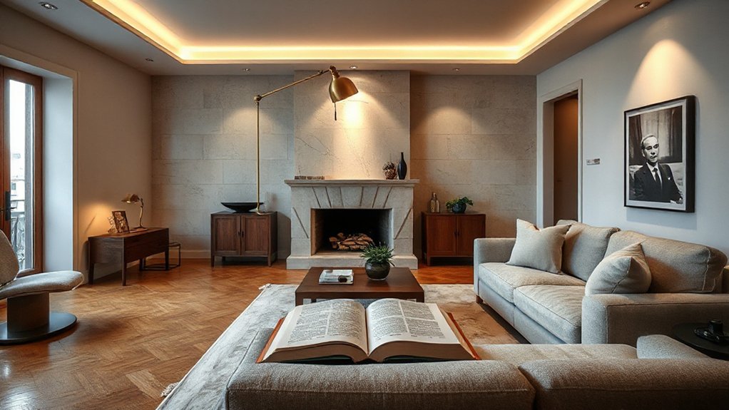 layered lighting for ambiance