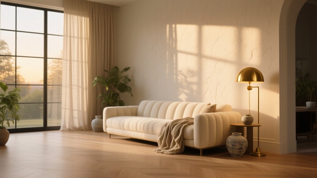 lighting enhances interior design