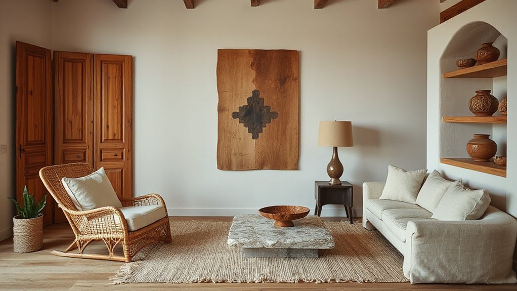 local craftsmanship enhances interior authenticity