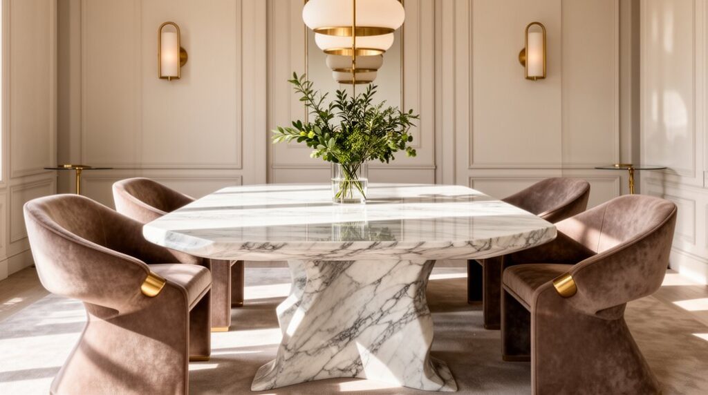 luxurious custom marble furniture
