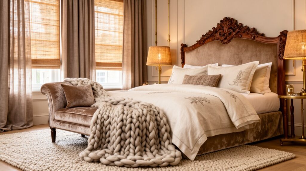 luxurious layered natural textures