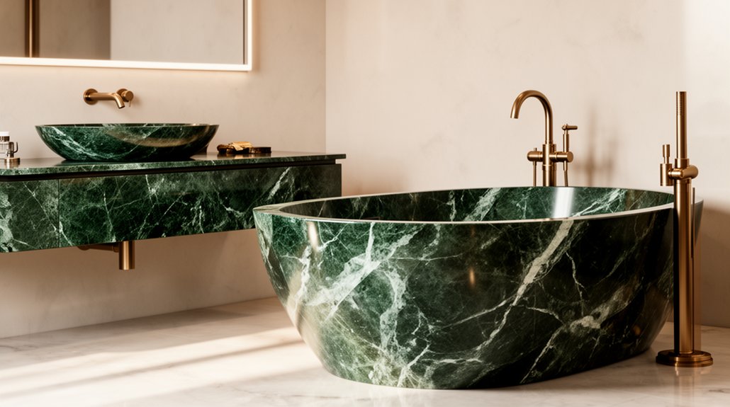 luxury marble bathroom suites