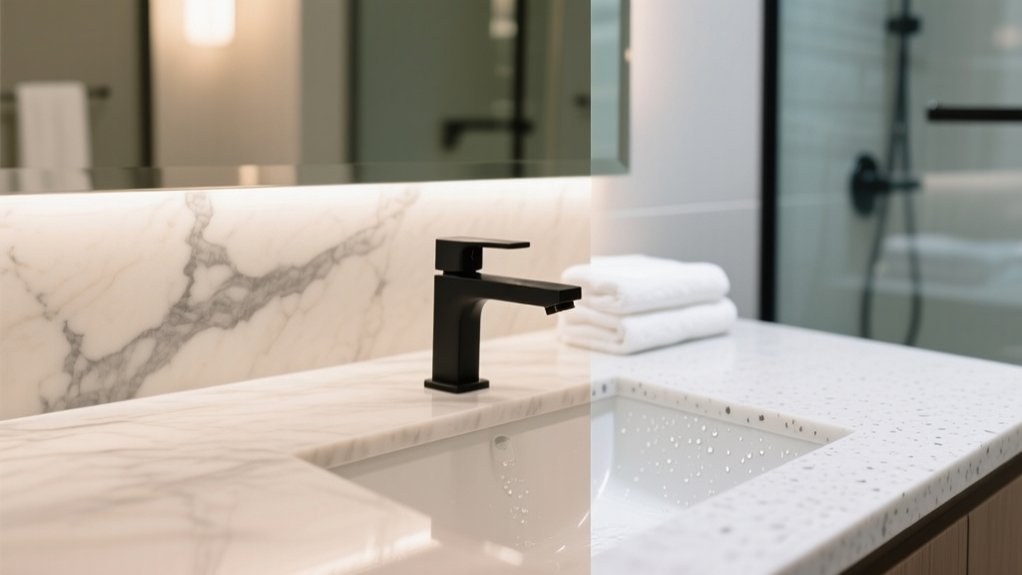 marble or quartz comparison