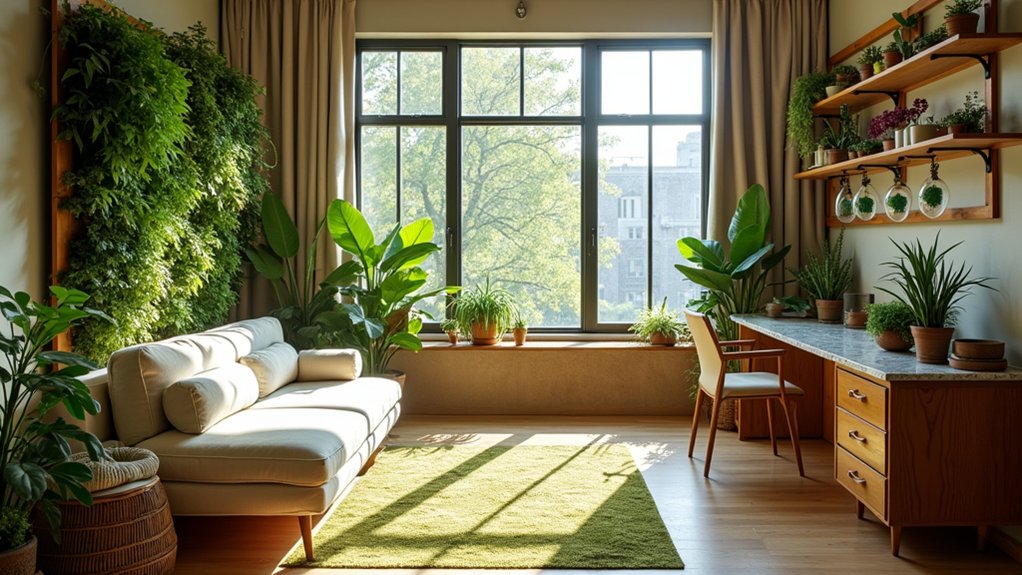 maximize greenery in compact spaces