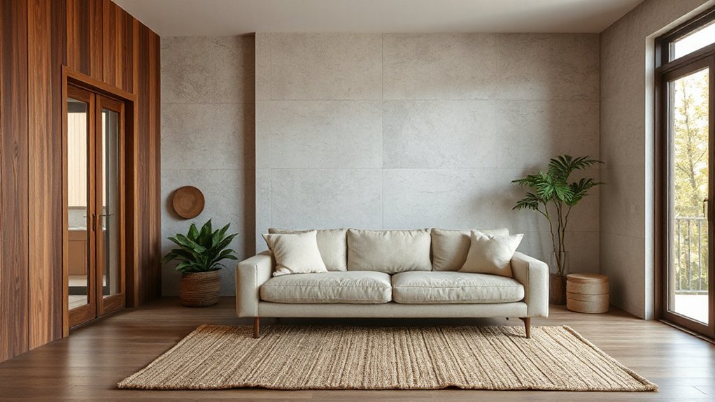 natural warm textured surfaces